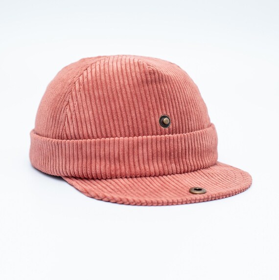 Handmade Corduroy Docker Cap: Short Brim Cycling Hat - Etsy display picture 1
