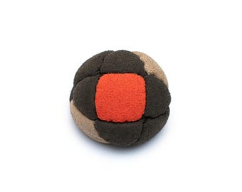 Handmade 14 panel footbag. Freestyle Hacky sack.