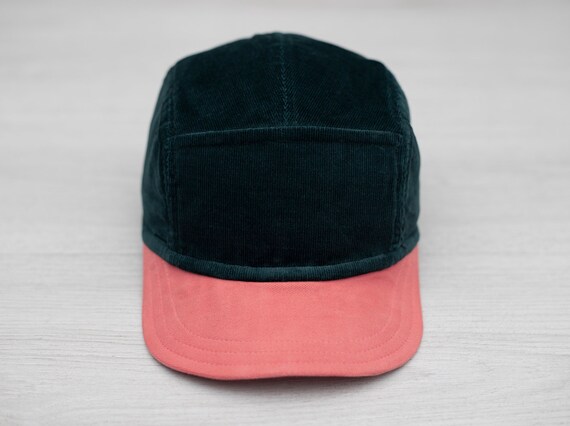 Handmade Five Panel Cap With Soft Brim 