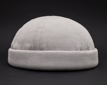 Limited edition handmade docker hat. Unisex docker cap made of 100% cotton canvas.