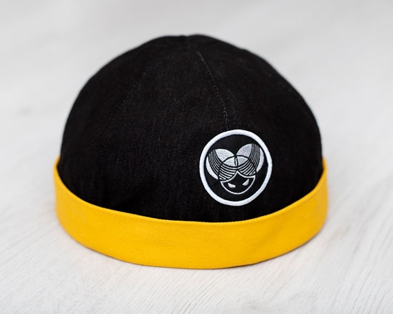 Handmade Docker Cap. Round Hat. Casual 