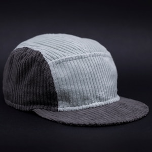 Handmade Corduroy Five Panel Cap: Soft Brim Cotton Baseball Hat