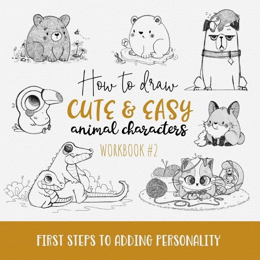 20 Easy Animals to Draw For Practice - Hobby Lesson  Simple cat drawing,  Easy animal drawings, Teach kids to draw