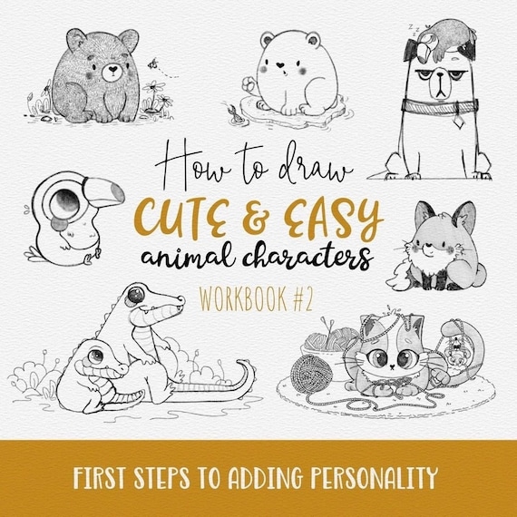 Cute Cartoon Drawings: Learn to Draw Easy and Adorable Characters