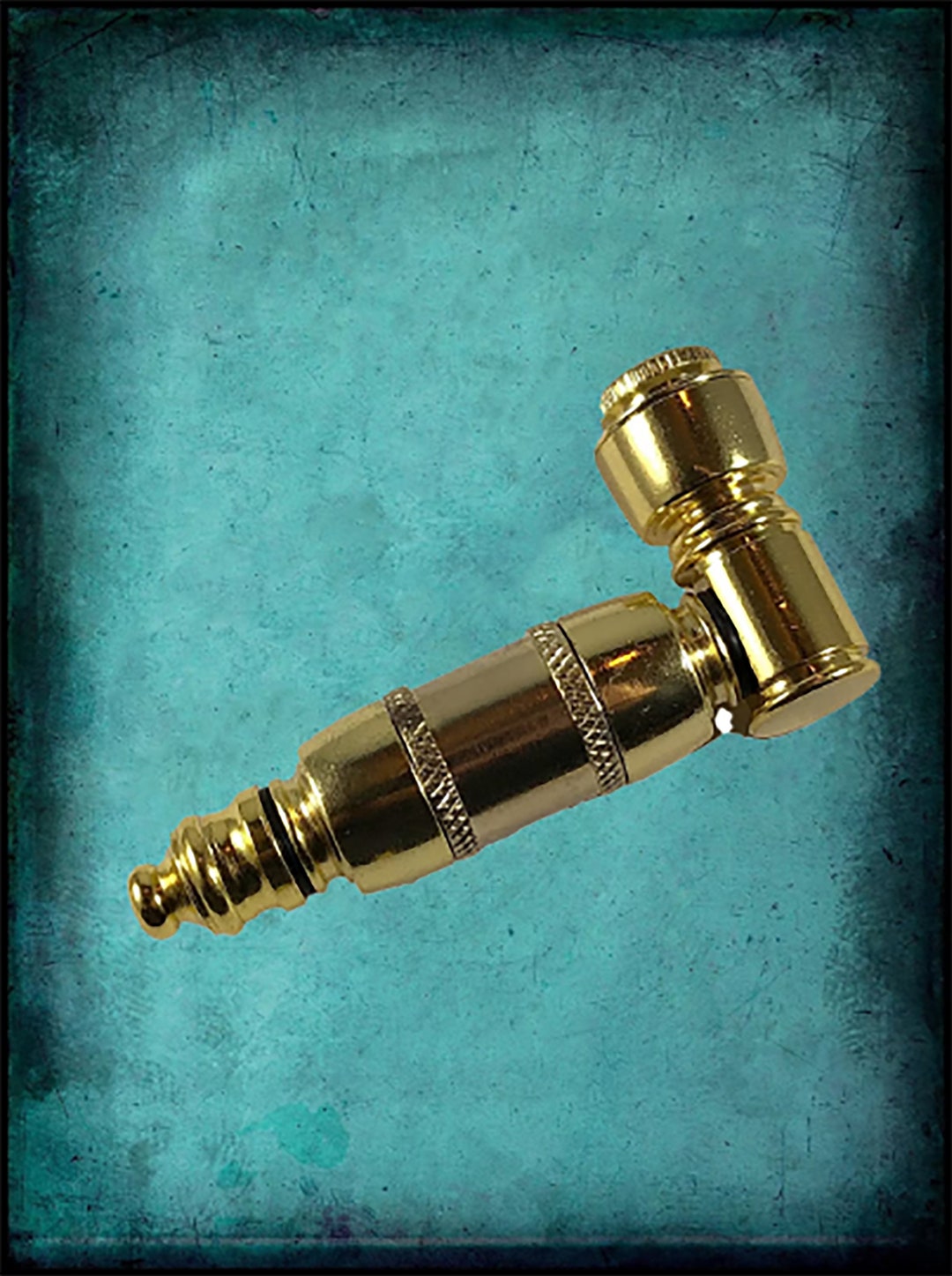 Art Pipemetal Smoking Pipe, Nickel or Brass Handmade Etsy