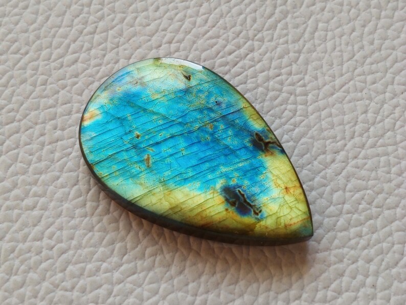 Pendant Jewelry Labradorite Stone 37X24X5 mm 39 Crt Amazing Full Flashy Fire Labradorite Gemstone Handmade Gemstone Labradorite Cabochon