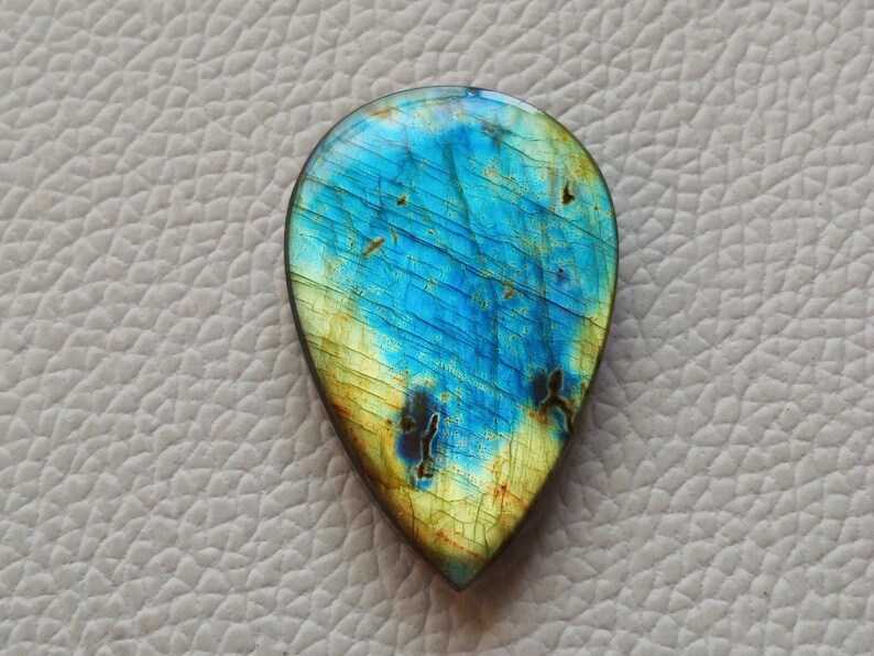 Pendant Jewelry Labradorite Stone 37X24X5 mm 39 Crt Amazing Full Flashy Fire Labradorite Gemstone Handmade Gemstone Labradorite Cabochon