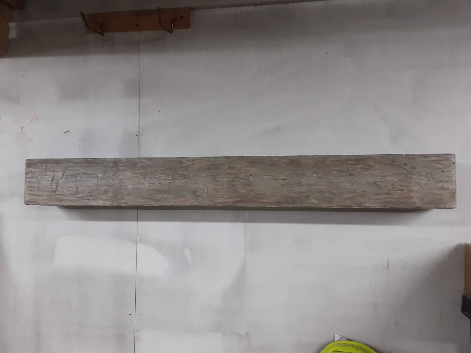 Floating Faux Beam Shelf French Cleat Rustic Farmhouse Etsy