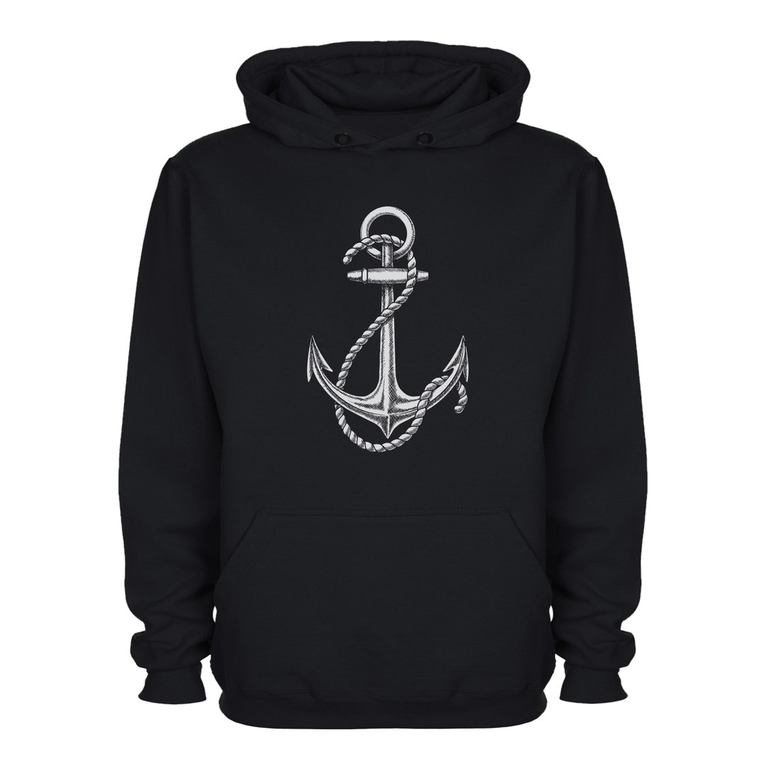 Anchor Long Sleeve Color Block Hoodie