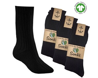 9 Paar - Socken - 100% BIO-Baumwolle für eine bessere Welt (Größen: 35 bis 46) -> 35-38 zZt ausverkauft