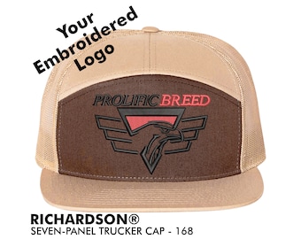 Custom Richardson 168 7 Panel Trucker Mesh Cap/ Personalized Embroidery / Your Custom Apparel / Custom Trucker Cap / Bachelor Baseball Hats
