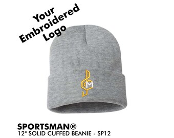 Custom Embroidered Beanie - Design Your Own Personalized Gift