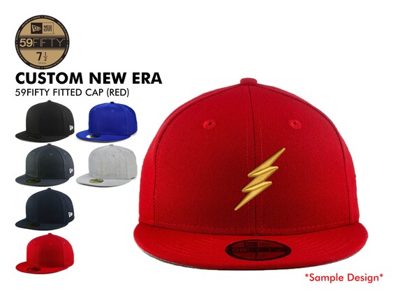 Custom Red ERA® 59FIFTY Fitted Cap/ Personalized - Etsy Australia
