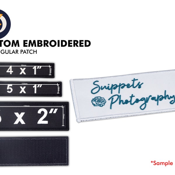 Velcro Name Tag Etsy