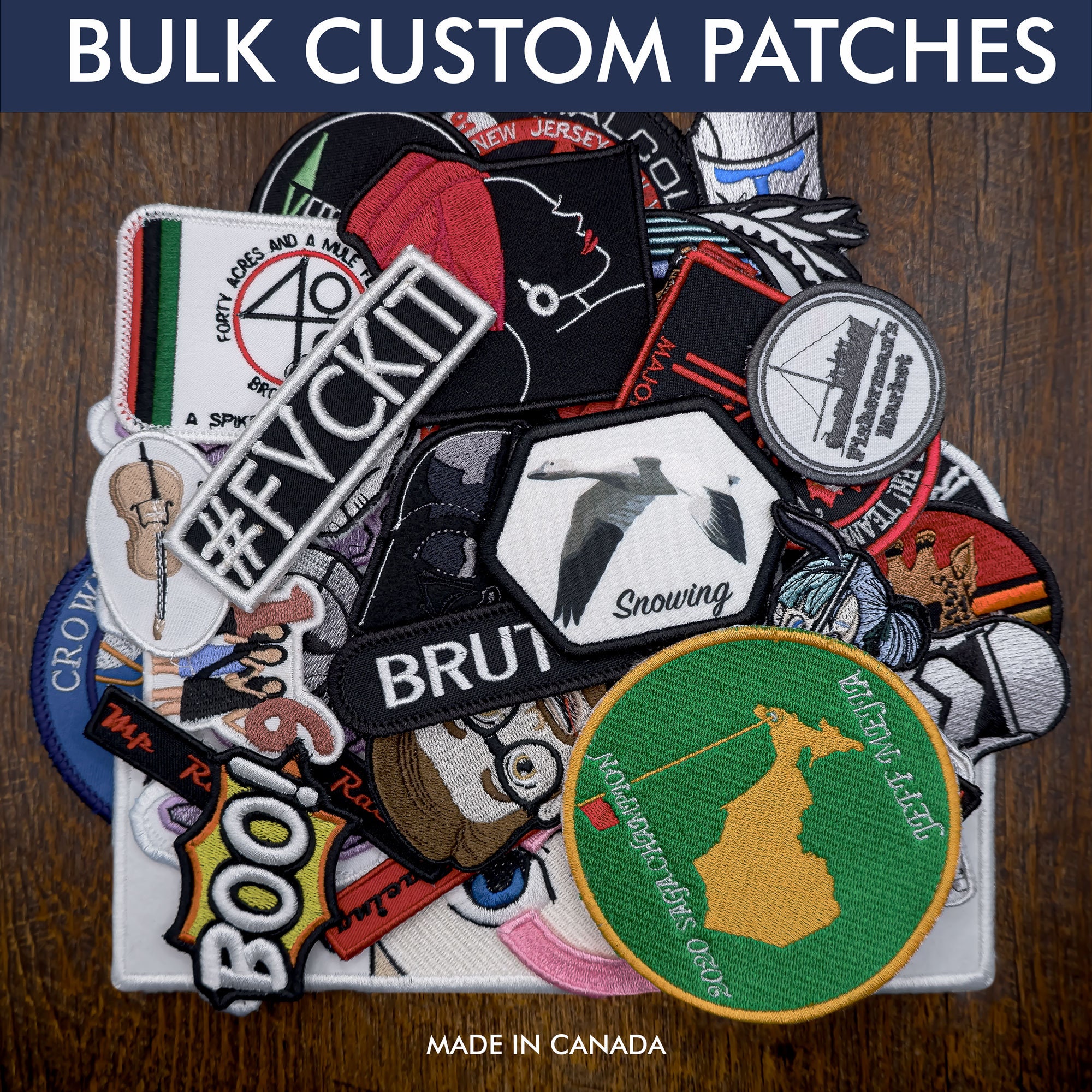 Source Bulk wholesale 3d woven patches custom embroidered embroidery patches  sew iron on for clothing patch on m.