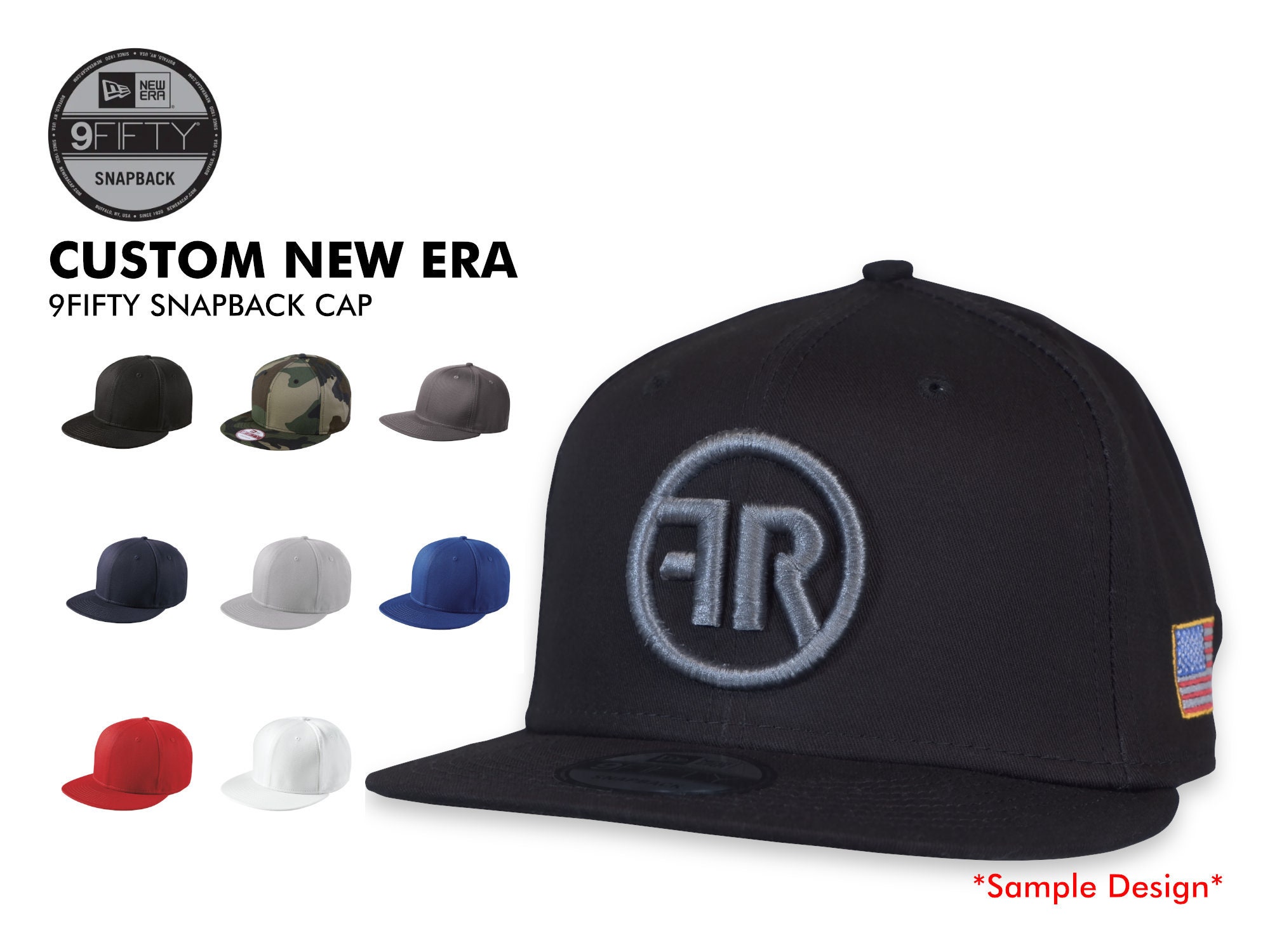 Ru breedte Auto NEW ERA® 9FIFTY Snapback Cap/ Personalized Custom Embroidery - Etsy