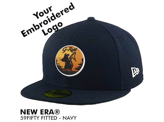 Personalized Custom Navy NEW ERA 59FIFTY Fitted Baseball Cap