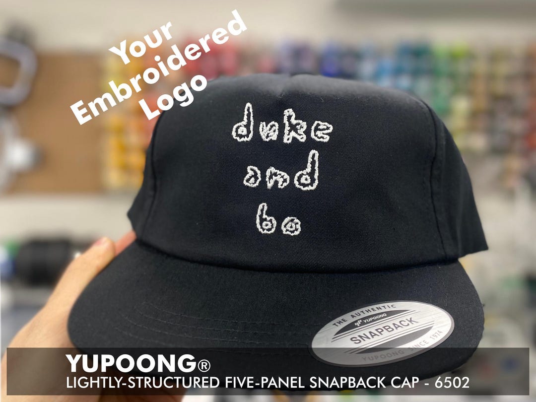 Buy YUPOONG Unstructured 5-panel Snapback Cap |your Design
