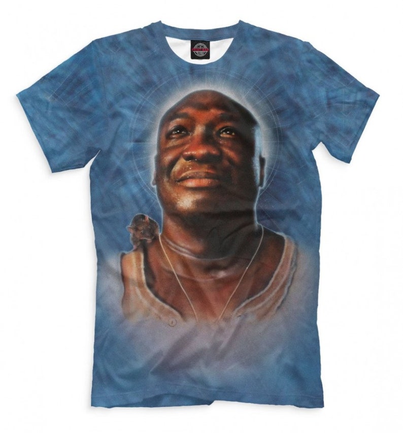 John Coffey Green Mile Film T-Shirt Michael Clarke Duncan ...