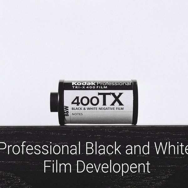 Black and White Film Processing W/ High Resolution Scans | Send Your Film Or Disposable Camera | 35mm | 120mm | Scan and Prints | B&W Film