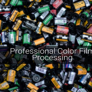 Color Film Processing W/ High Resolution Scans | Negatives will be shipped back! | 35mm film | 120 film | APS film | Scans and Prints