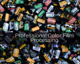 Color Film Processing W/ Medium Resolution Scans | Send Your Film Or Disposable Camera | 35mm film | 120 film | APS film | Scans and Prints