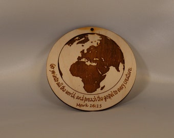 Mark 16:15 Christmas Ornament