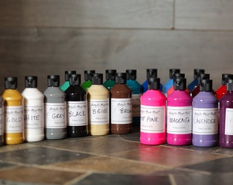 Pre-Mixed Acrylic Pour Paints (Single 8oz Bottle)