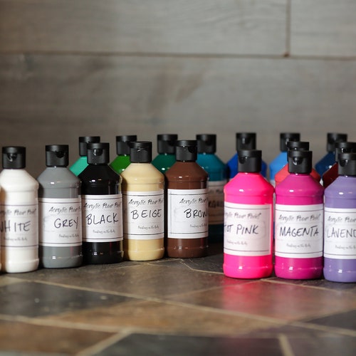 Pre Mixed Acrylic Pour Paints Set of 4 Ready to Pour 8oz Etsy