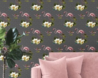 Pink Grey Wallpaper - Etsy UK Pink Grey Wallpaper - Etsy UK