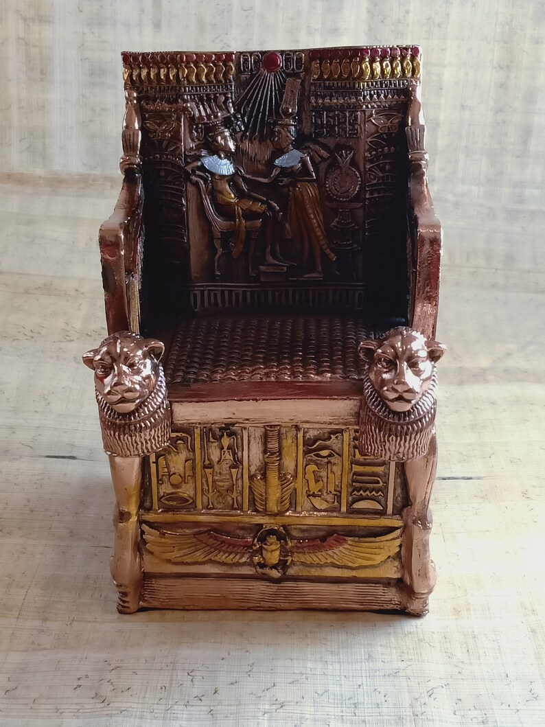 Unique model Pharaonic throne chair King Tut Throne Chair Etsy