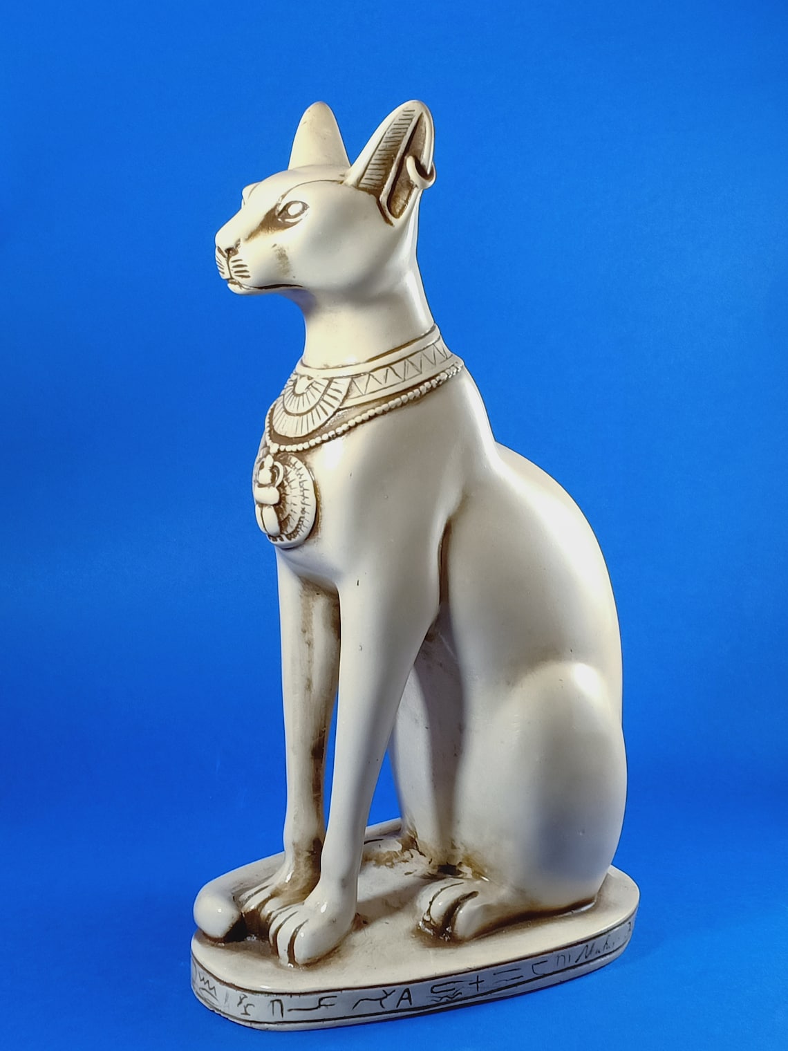 Large Egyptian Goddess Bastet Statue 2 Color Made In Etsy