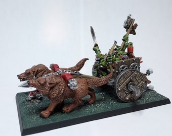WARHAMMER ゴブリンチャリオット Warhammer the Old World Goblin Wolf Chariot - Etsy