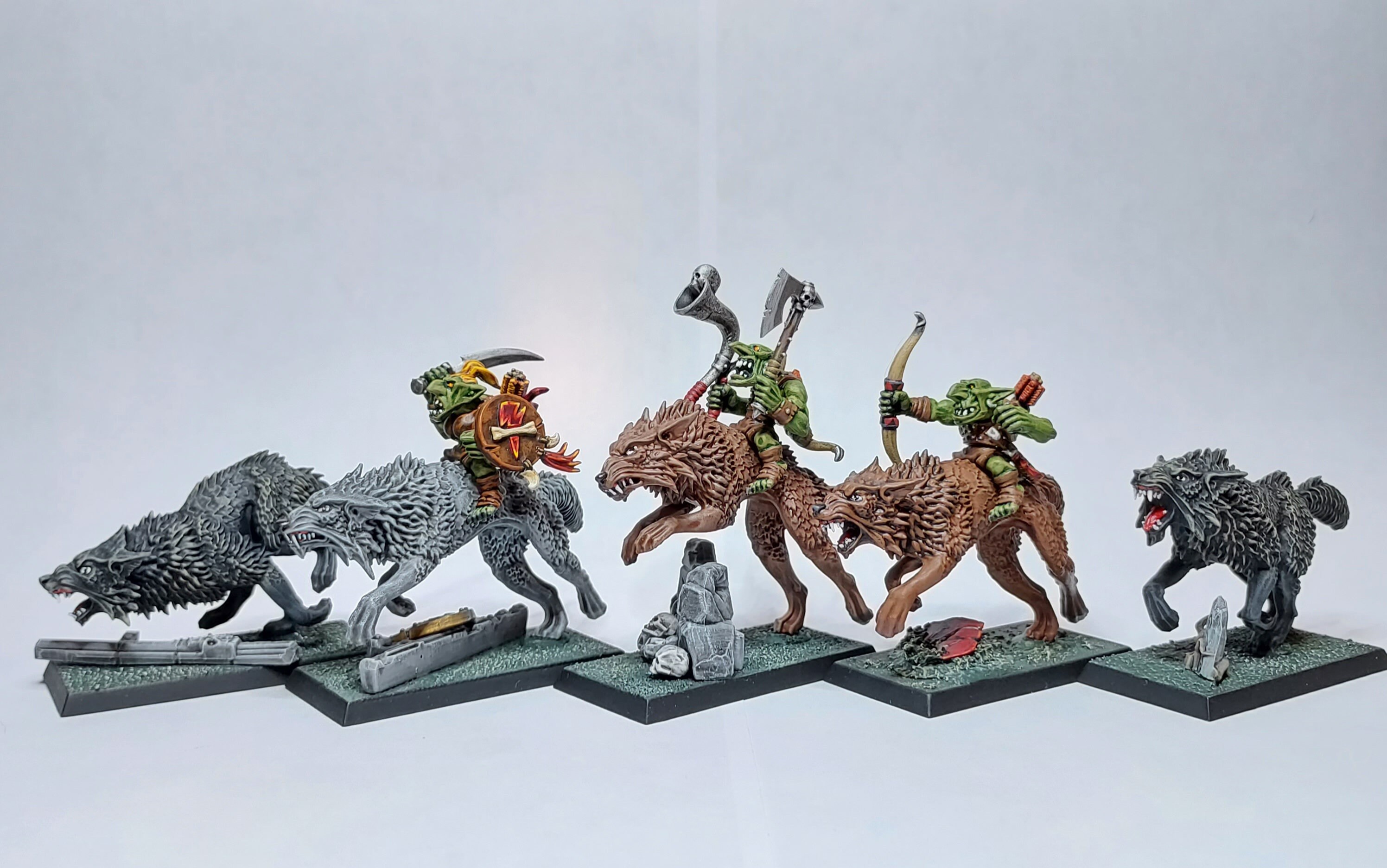 Warhammer Classics Goblin Wolf Riders and Wolves Etsy