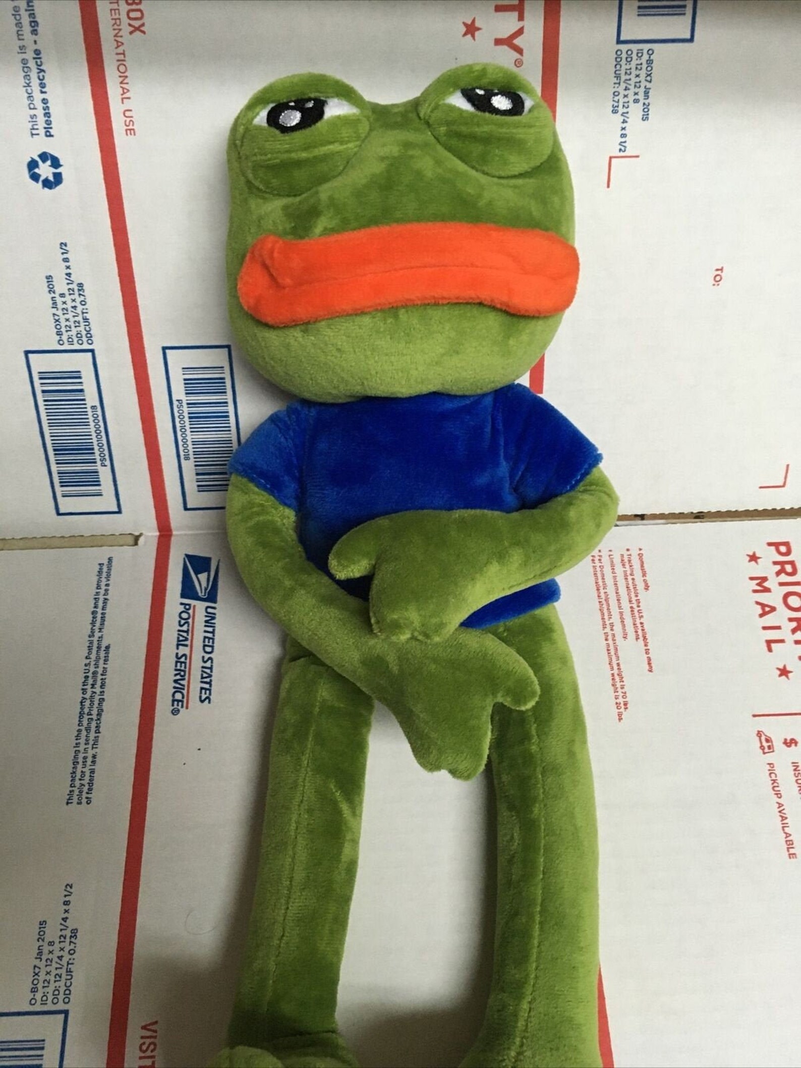 pepe the frog pikachu plush