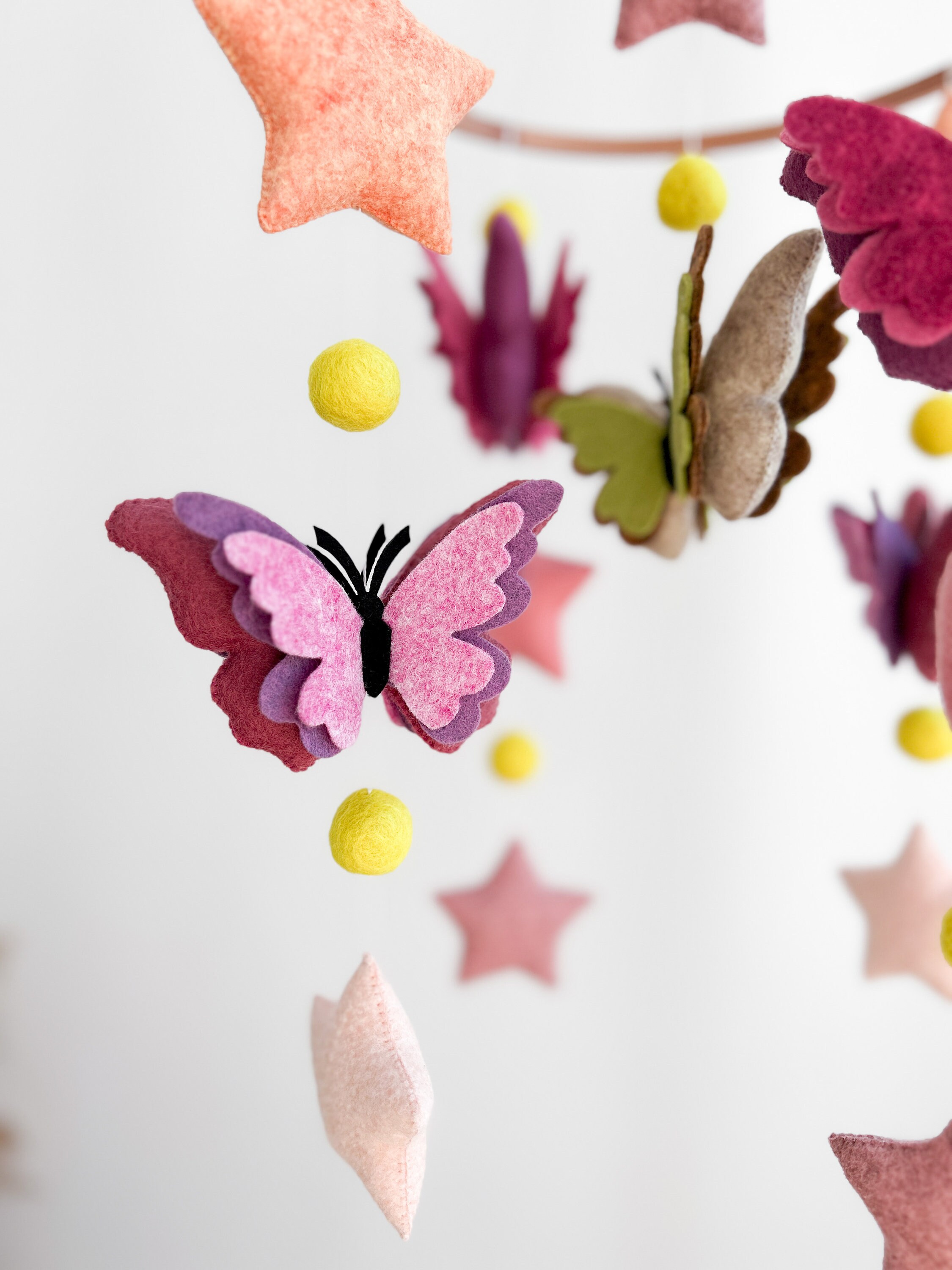 Frut Moble Butterfly Baby Grl Moble Nursery Decor Crb | Baby