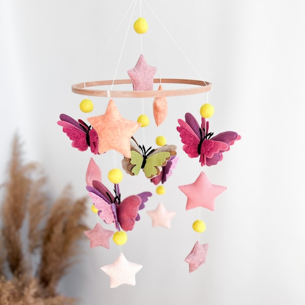 Butterfly Crib Mobile Etsy