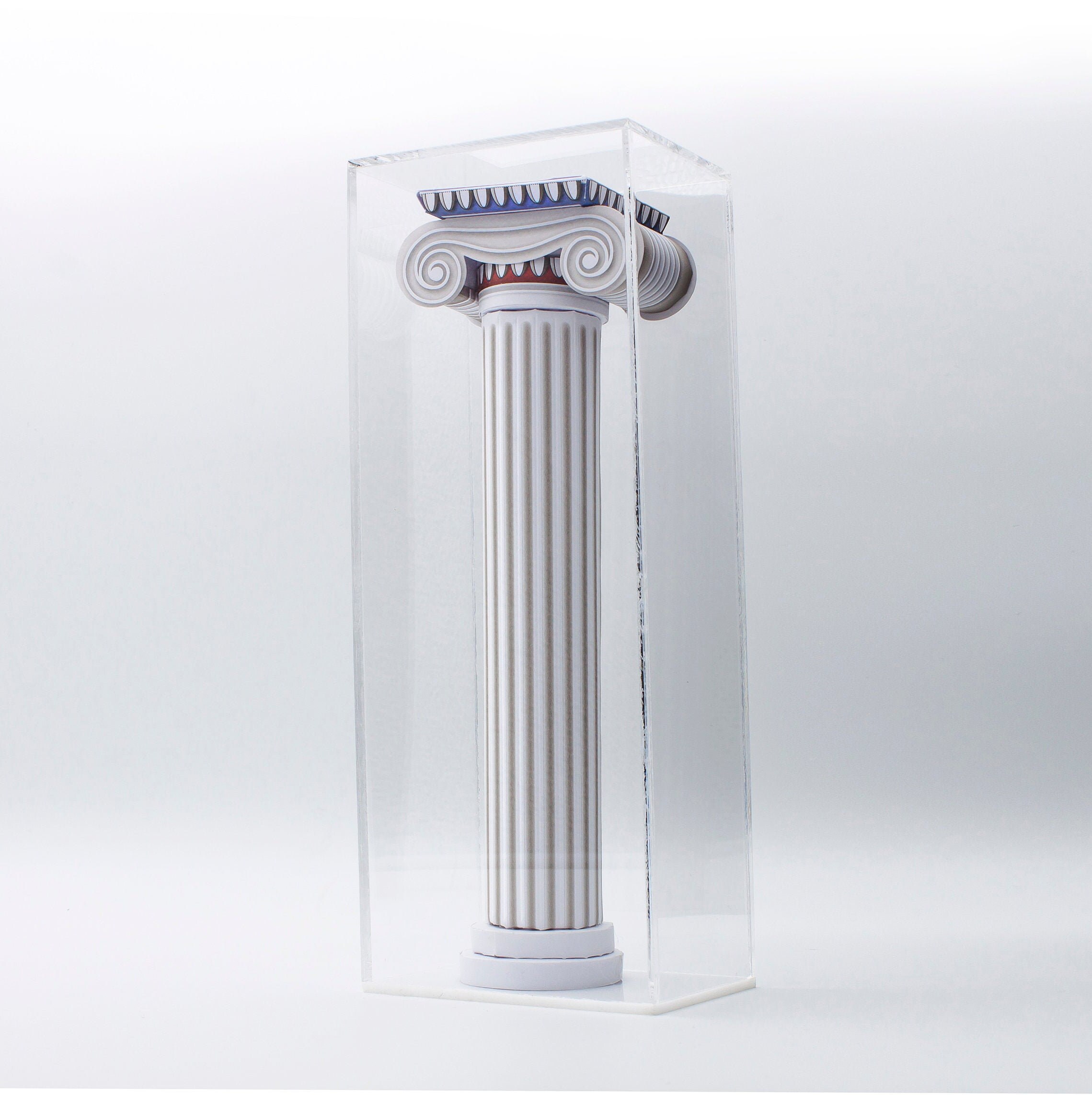Art Objects IONIC COLUMN Unique hand assembled art object in a case ...