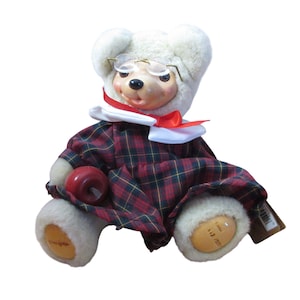 Vntage Robert Rakes Collector Bear Black Jonted LE 490 Applause 1988
