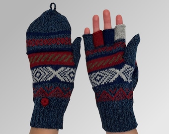 Warm and Soft Fingerless Alpaca Gloves | Hypoallergenic Gloves | Elegant Alpaca Mittens | Premium Quality Mittens | Luxury Hand Coverings