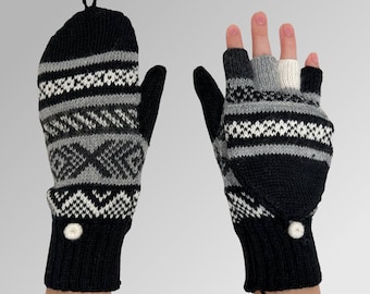 Soft and Warm Alpaca Mitten Gloves | Exceptional Warmth Mittens | Hypoallergenic Gloves | High-Quality Hand Coverings | Winter Mittens