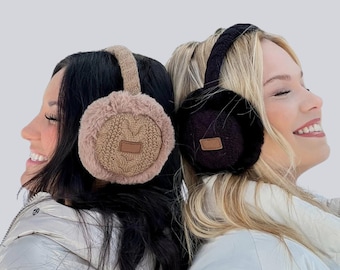 Warm Adjustable Ear Muffs for Women | Luxurious Faux Fur Earmuffs | Soft Ear Muffs | Gift for Her | Warm and Fashionable Ear Covers