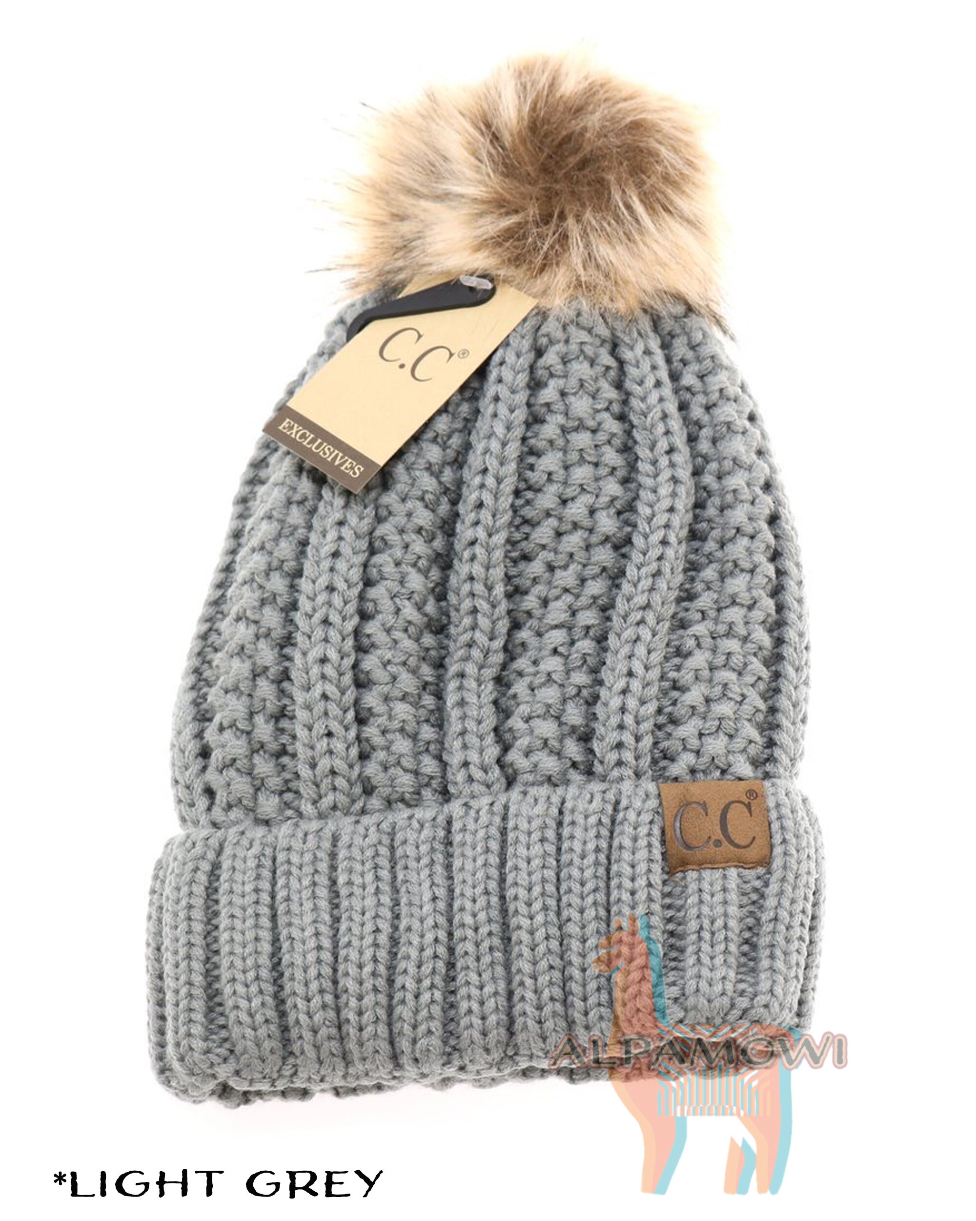 CC Beanie Hats for Adults With Fleece 