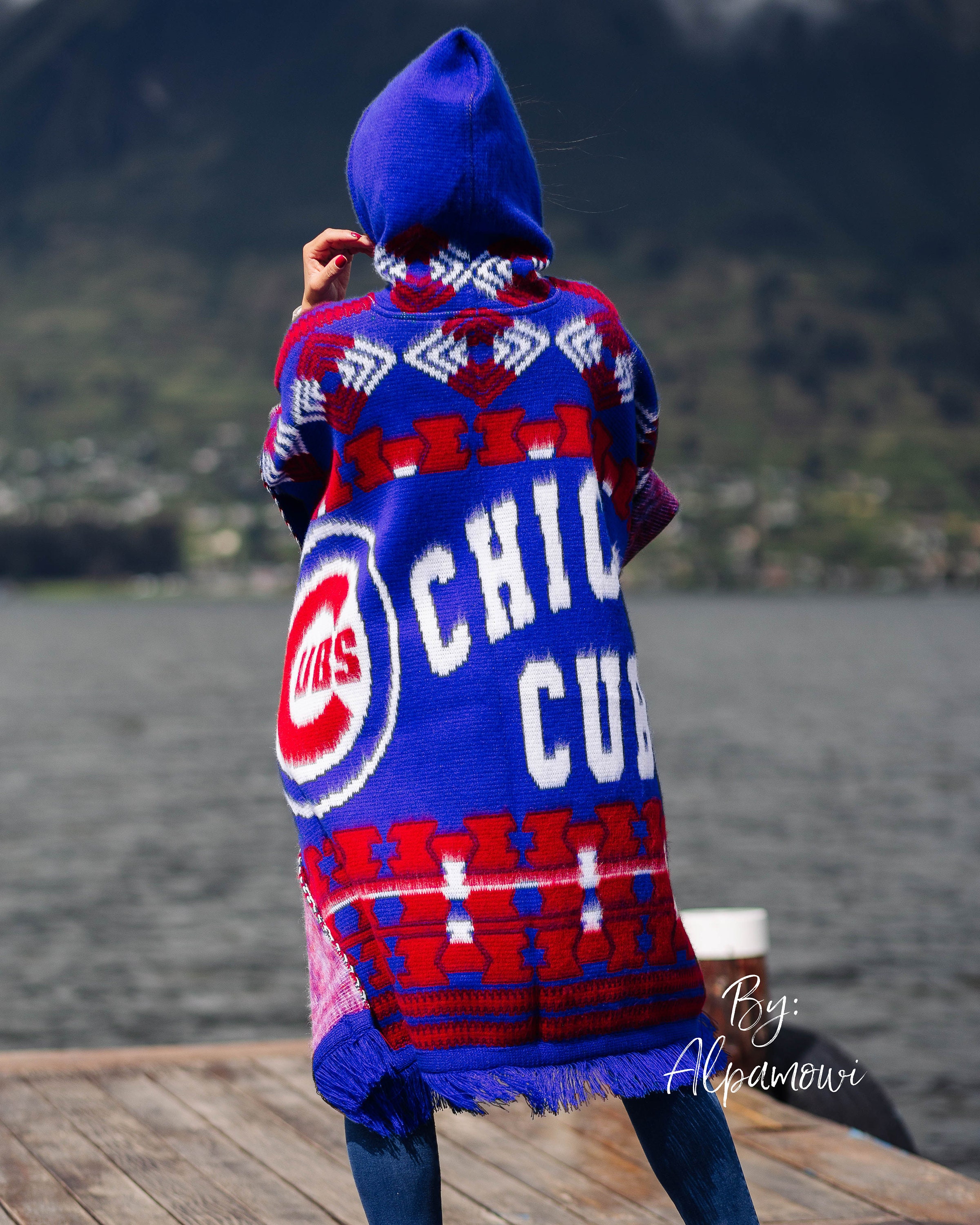 Chicago Cubs Jacket/poncho Chicago Cubs Baseball Poncho 