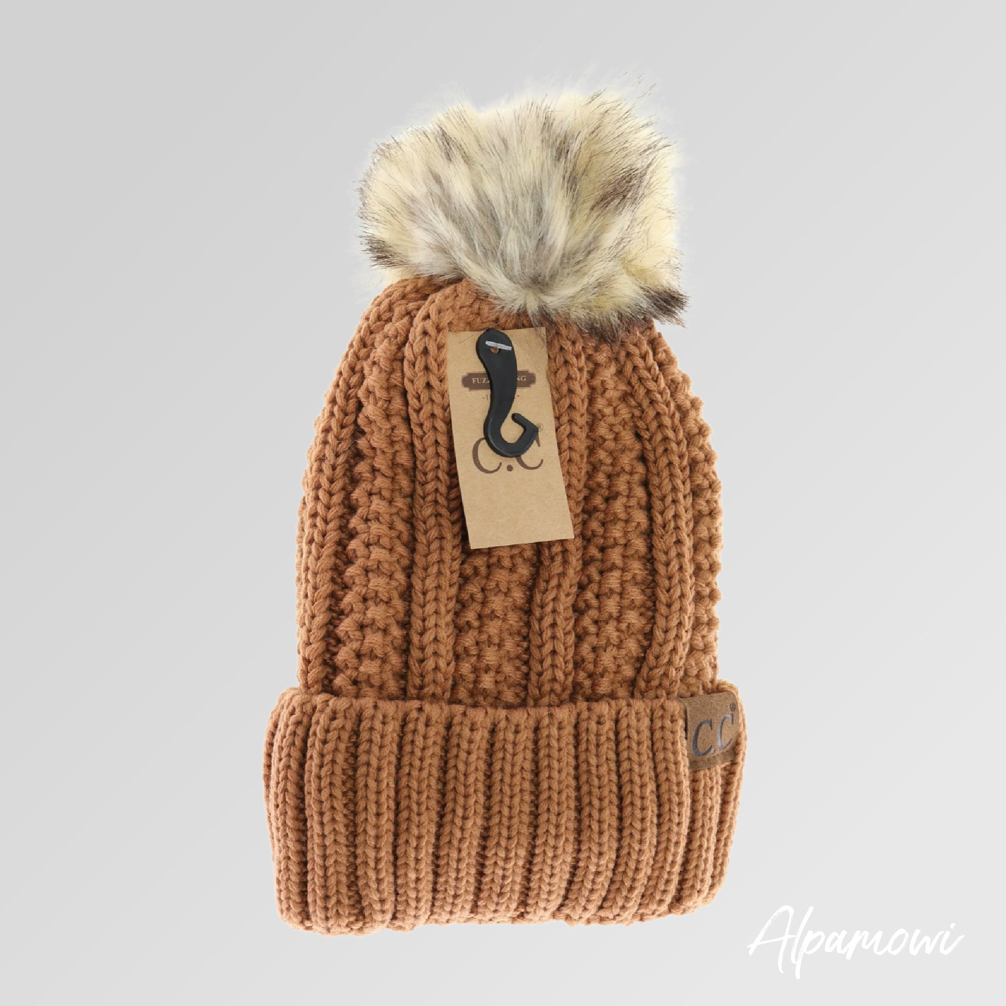 black cc beanie