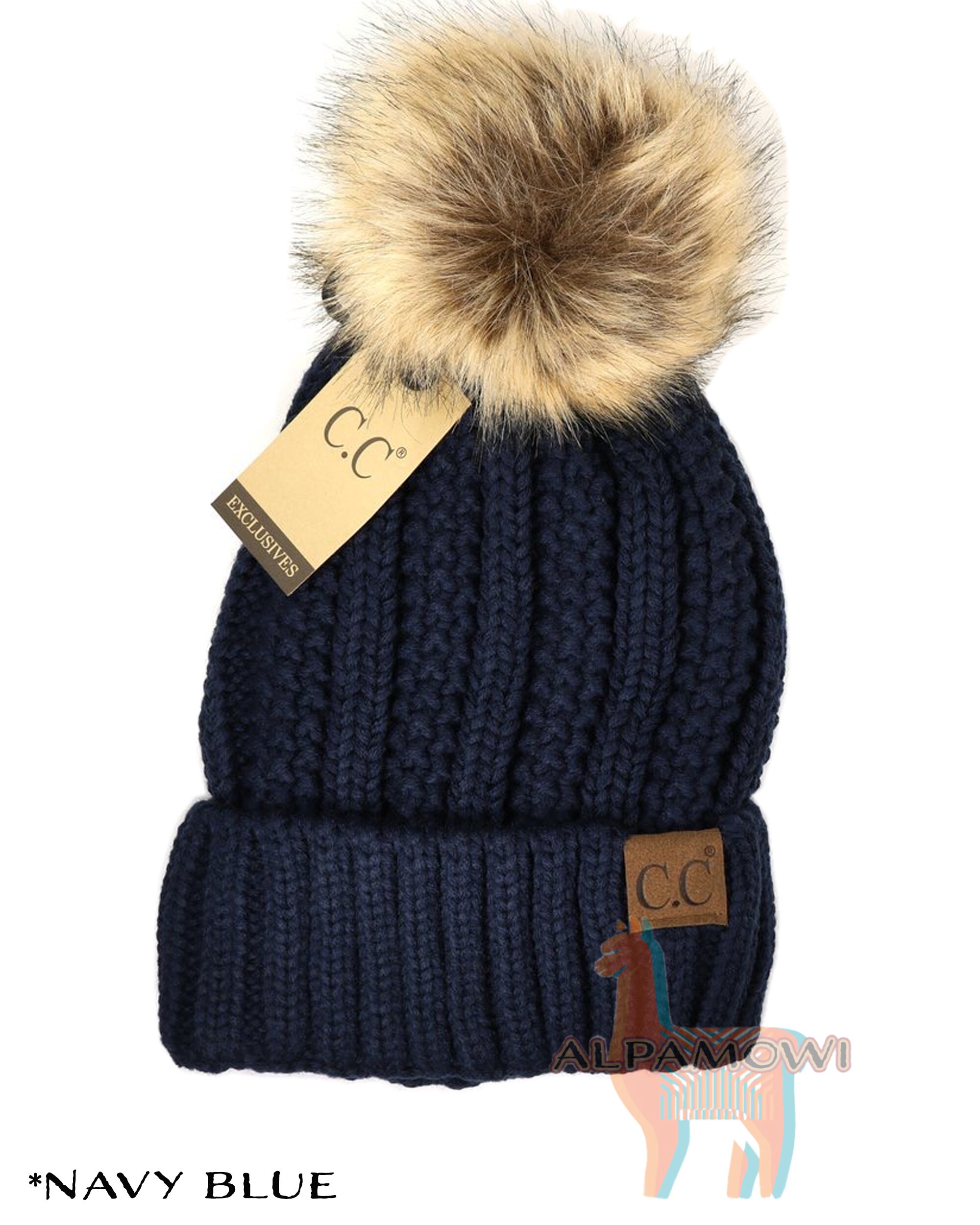 CC Beanie Hats for Adults With Fleece 