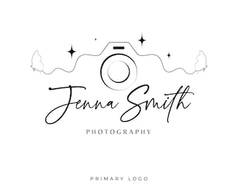 Branding Kit, Photographer Logo, Wedding Logo, Canva Logo Template, Photography Logo, Watermark Logo, Premade Logo, Digital Camera