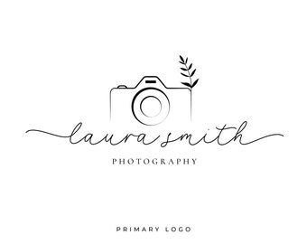 Fotografie Logo | Wasserzeichen-Logo | Signatur Fotograf Logo | Handgeschriebenes Naturfotografie Logo | Kreis-Logo | Foto Wasserzeichen