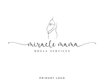 Custom Doula Business Logo: Maternity Branding Design