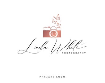 Branding Kit, Photographer Logo, Wedding Logo, Canva Logo Template, Photography Logo, Watermark Logo, Premade Logo, Digital Camera
